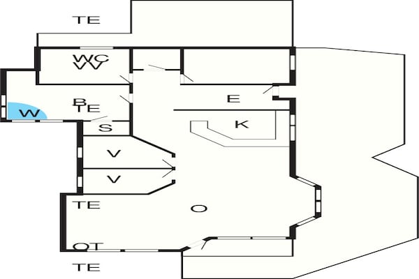 Foto van Luxe toevluchtsoord vlakbij het strand - Vakantiehuis in Blokhus - FloorPlan