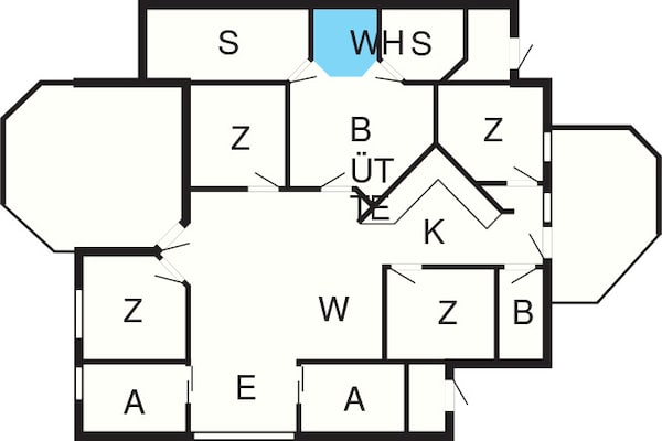 Foto van 12 persoons vakantie huis in GROEMITZ - Vakantiehuis in GROEMITZ - FloorPlan