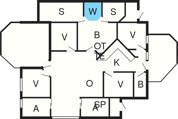 Foto van 12 persoons vakantie huis in GROEMITZ - Vakantiehuis in GROEMITZ - FloorPlan