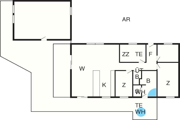 Foto van 17 persoons vakantie huis in Roslev-By Traum - Vakantiehuis in Roslev - FloorPlan