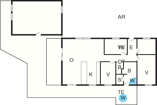 Foto van 17 persoons vakantie huis in Roslev-By Traum - Vakantiehuis in Roslev - FloorPlan