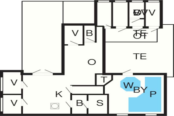 Foto van 18 persoons vakantie huis in Rømø-By Traum - Vakantiehuis in Rømø - FloorPlan