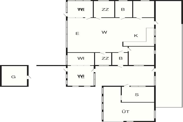 Foto van 12 persoons vakantie huis in Vinderup-By Traum - Vakantiehuis in Vinderup - FloorPlan