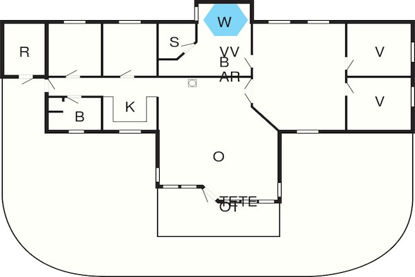 Foto van 10 persoons vakantie huis in Rødby-By Traum - Vakantiehuis in Rødby - FloorPlan