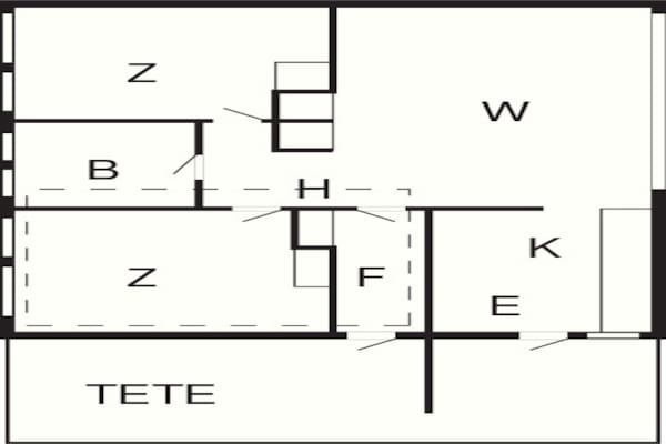 Foto van 7 persoons vakantie huis in Aabenraa - Vakantiehuis in Aabenraa - FloorPlan