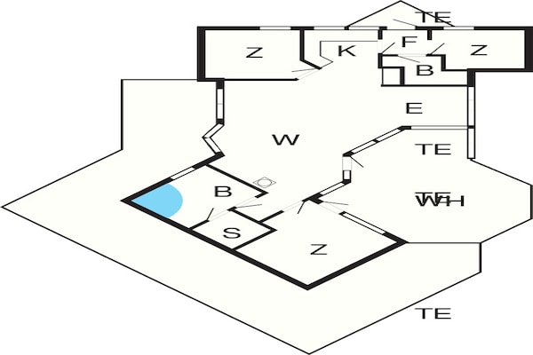Foto van 10 persoons vakantie huis in Rudkøbing-By Traum - Vakantiehuis in Rudkøbing - FloorPlan