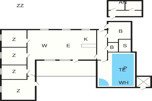 Foto van 14 persoons vakantie huis in Ørsted-By Traum - Vakantiehuis in Ørsted - FloorPlan