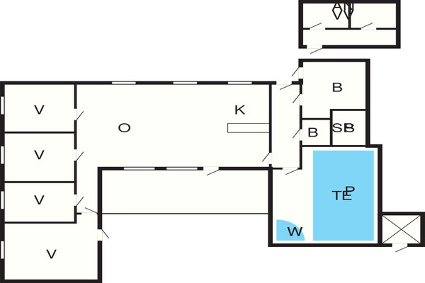 Foto van 14 persoons vakantie huis in Ørsted-By Traum - Vakantiehuis in Ørsted - FloorPlan