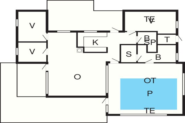Foto van 10 persoons vakantie huis in Bindslev-By Traum - Vakantiehuis in Bindslev - FloorPlan