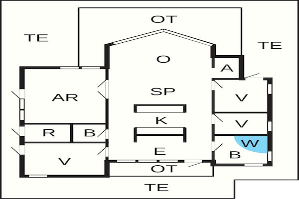 Foto van 10 persoons vakantie huis in Ansager-By Traum - Vakantiehuis in Ansager - FloorPlan