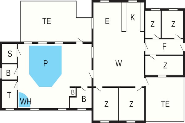 Foto van 10 persoons vakantie huis in Harboøre-By Traum - Vakantiehuis in Harboøre - FloorPlan