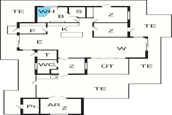 Foto van 10 persoons vakantie huis in Brovst-By Traum - Vakantiehuis in Brovst - FloorPlan