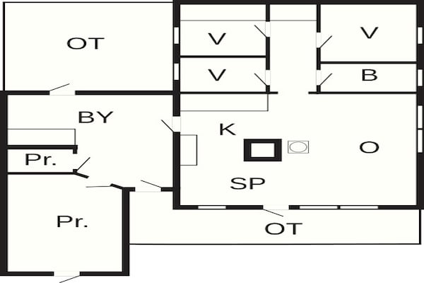 Foto van 7 persoons vakantie huis in Hals-By Traum - Vakantiehuis in Hals - FloorPlan