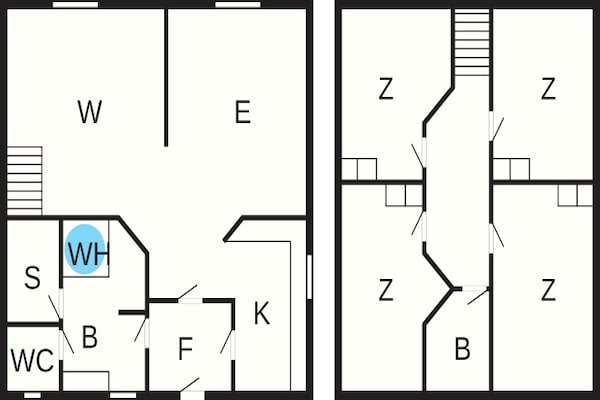 Foto van 10 persoons vakantie huis op een vakantie park in Blåvand - FloorPlan