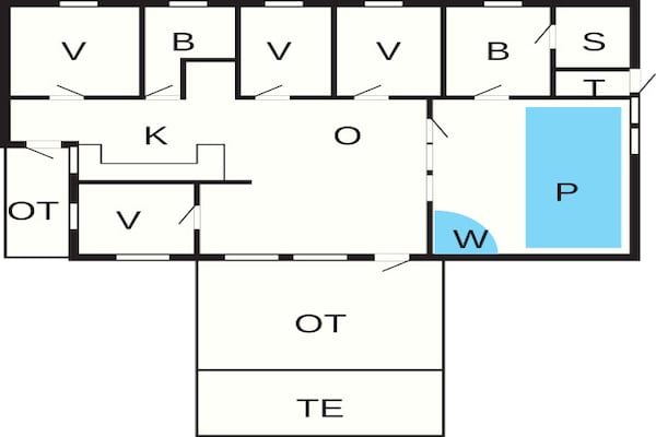 Foto van Luxe vakantieverblijf met zwembad - Vakantiehuis in Juelsminde - FloorPlan