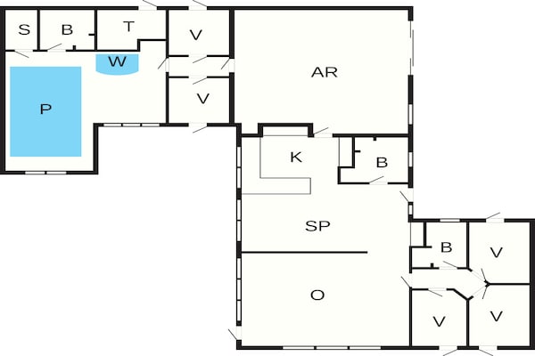 Foto van 18 persoons vakantie huis in Løkken-By Traum - Vakantiehuis in Løkken - FloorPlan