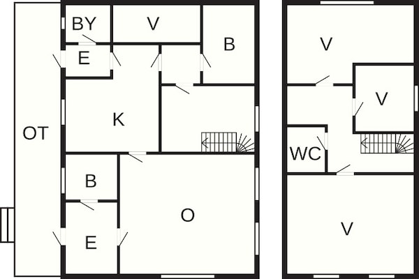 Foto van 10 persoons vakantie huis in Follafoss-By Traum - Vakantiehuis in Follafoss - FloorPlan
