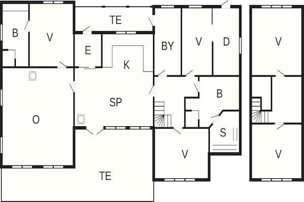 Foto van 12 persoons vakantie huis in Fåvang-By Traum - Vakantiehuis in Fåvang - FloorPlan