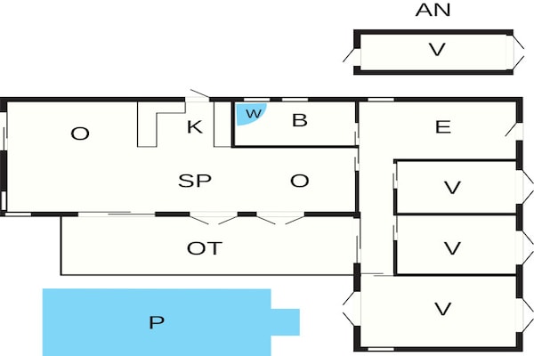 Foto van 10-persoonshuis in Rødvig Stevns - Vakantiehuis in Rødvig Stevns - FloorPlan
