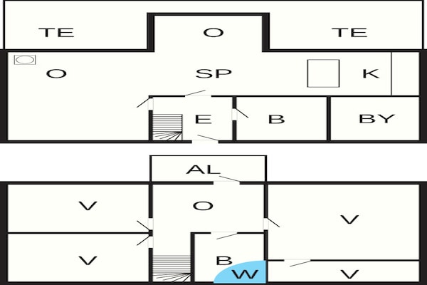 Foto van Panoramisch toevluchtsoord met Spa - Vakantiehuis in Ranum - FloorPlan