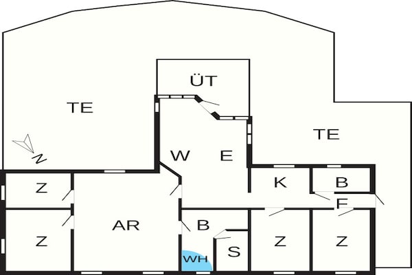 Foto van 10 persoons vakantie huis in Væggerløse-By Traum - FloorPlan