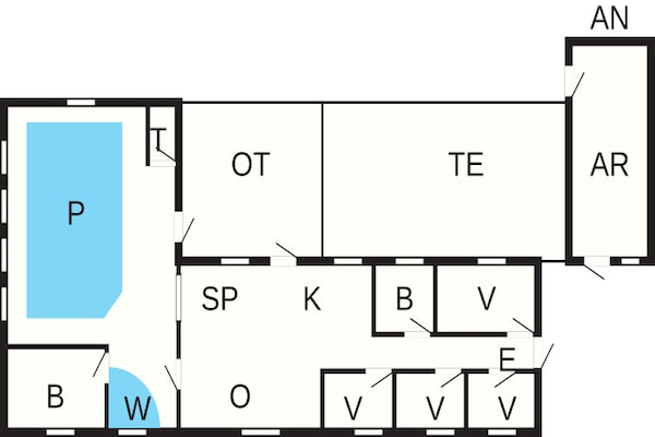 Foto van 10 persoons vakantie huis in Hadsund-By Traum - Vakantiehuis in Hadsund - FloorPlan