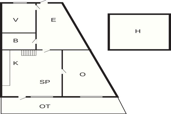 Foto van 6 persoons vakantie huis in Ringkøbing-By Traum - Vakantiehuis in Ringkøbing - FloorPlan
