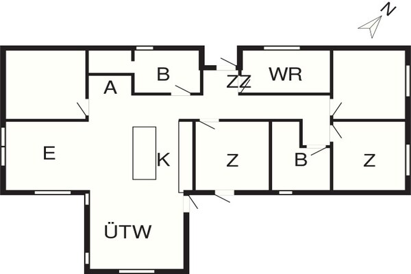 Foto van 10 persoons vakantie huis in Glesborg-By Traum - Vakantiehuis in Glesborg - FloorPlan