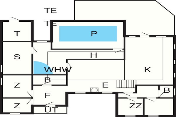 Foto van Luxe zwembadresort in Ebeltoft - Vakantiehuis in Ebeltoft - FloorPlan