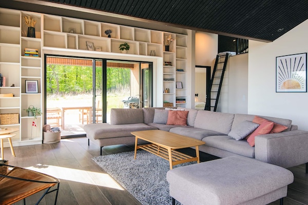 Foto van Panoramisch toevluchtsoord met zwembad - Vakantiehuis in Sjølund - Indoor