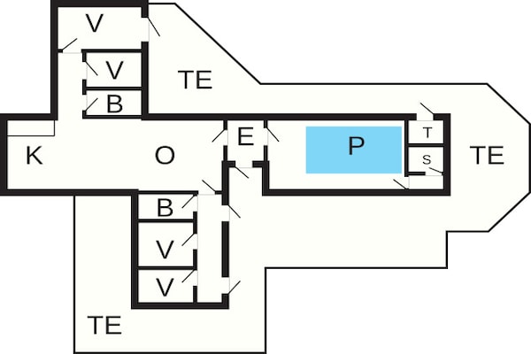 Foto van 10 persoons vakantie huis in Fjerritslev-By Traum - Vakantiehuis in Fjerritslev - FloorPlan