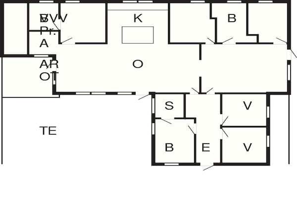 Foto van 10 persoons vakantie huis in Blåvand - Vakantiehuis in Blåvand - FloorPlan