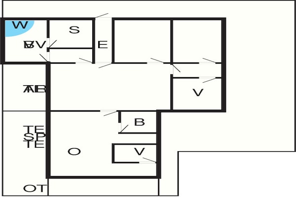Foto van 10 persoons vakantie huis in Oksbøl-By Traum - Vakantiehuis in Oksbøl - FloorPlan