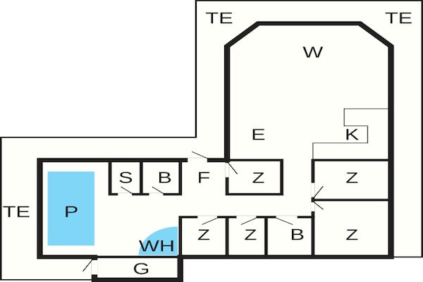 Foto van Luxe vakantieverblijf in Hejlsminde - Vakantiehuis in Hejls - FloorPlan