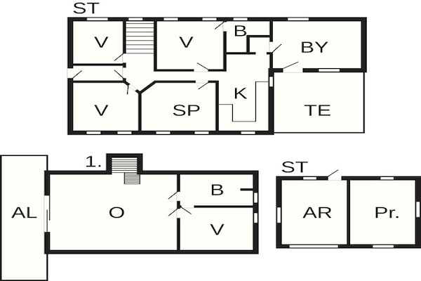 Foto van 10 persoons vakantie huis in Vestervig-By Traum - Vakantiehuis in Vestervig - FloorPlan