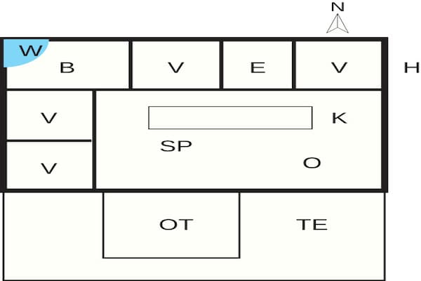 Foto van 10 persoons vakantie huis in Rønde-By Traum - Vakantiehuis in Rønde - FloorPlan