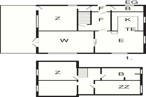 Foto van 10 persoons vakantie huis in Ulfborg-By Traum - Vakantiehuis in Ulfborg - FloorPlan