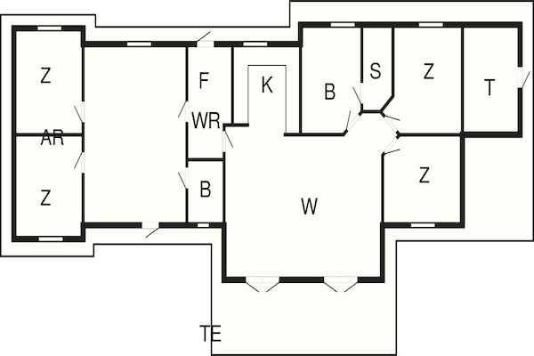 Foto van 10 persoons vakantie huis in Idestrup-By Traum - Vakantiehuis in Idestrup - FloorPlan