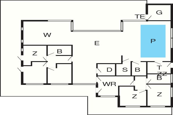 Foto van 10 persoons vakantie huis in Jerup-By Traum - Vakantiehuis in Jerup - FloorPlan