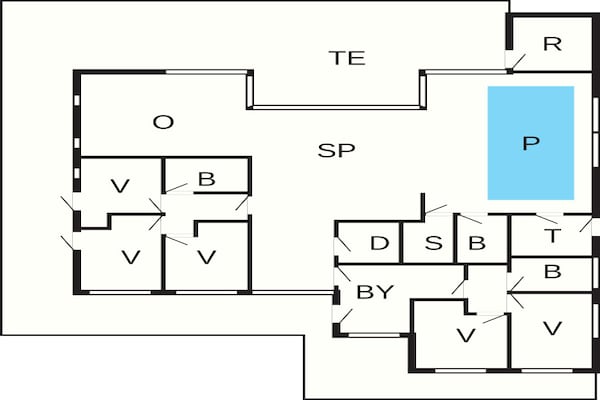 Foto van 10 persoons vakantie huis in Jerup-By Traum - Vakantiehuis in Jerup - FloorPlan