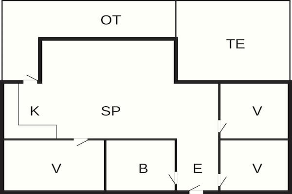 Foto van 6 persoons vakantie huis in Lemvig-By Traum - Vakantiehuis in Lemvig - FloorPlan