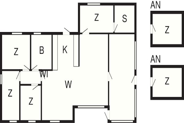 Foto van 10 persoons vakantie huis in Højslev-By Traum - Vakantiehuis in Højslev - FloorPlan