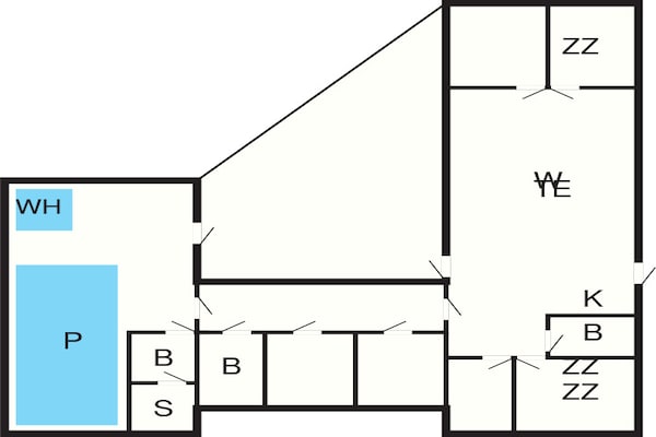 Foto van 14 persoons vakantie huis in Væggerløse-By Traum - FloorPlan