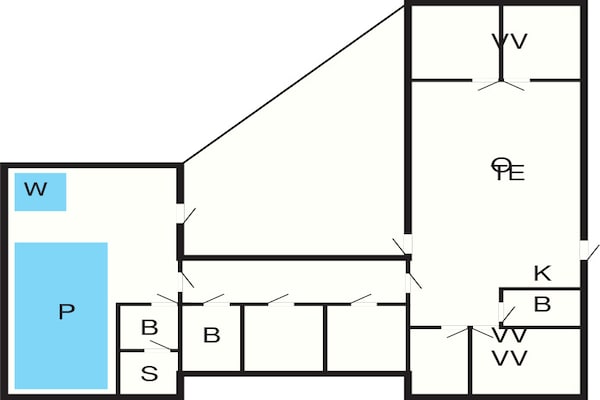 Foto van 14 persoons vakantie huis in Væggerløse-By Traum - FloorPlan