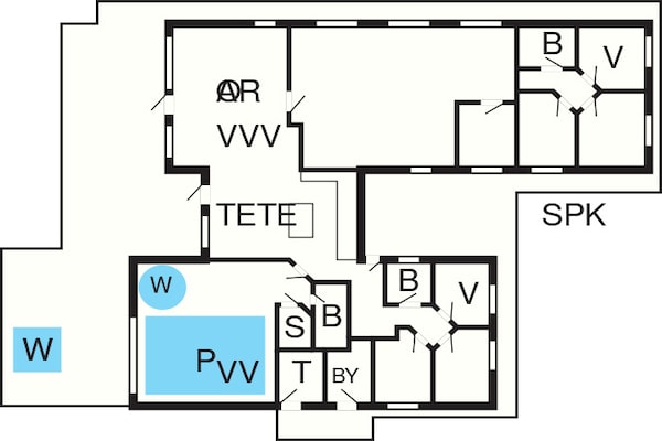 Foto van 18 persoons vakantie huis in Ålbæk - Vakantiehuis in Ålbæk - FloorPlan