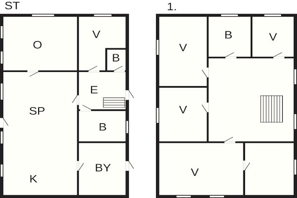 Foto van 10 persoons vakantie huis in Assens-By Traum - Vakantiehuis in Assens - FloorPlan