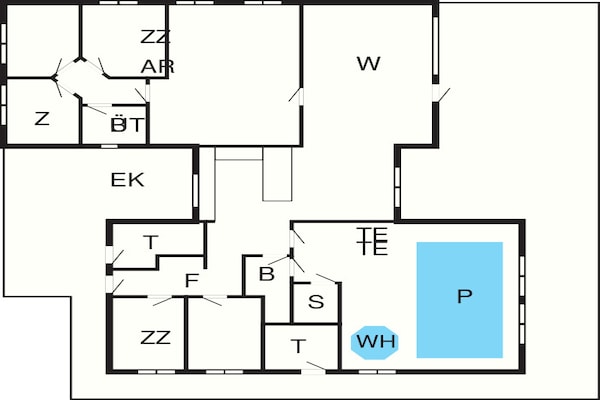 Foto van Luxe verblijf van Skastrup - Vakantiehuis in Bogense - FloorPlan