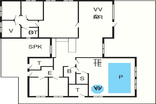 Foto van Luxe verblijf van Skastrup - Vakantiehuis in Bogense - FloorPlan