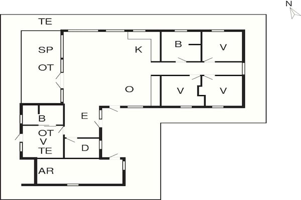 Foto van 12 persoons vakantie huis in Lemvig-By Traum - Vakantiehuis in Lemvig - FloorPlan