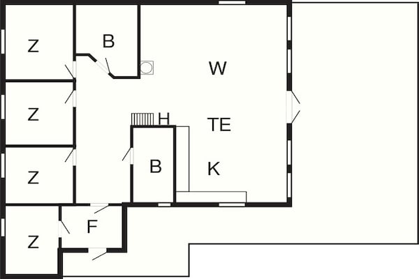 Foto van 11 persoons vakantie huis in Fåvang-By Traum - Vakantiehuis in Fåvang - FloorPlan